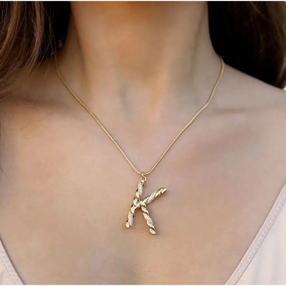 Ettika Women's 18K Gold-plated & Cubic Zirconia Initial J Pendant Necklace - Picture 6 of 6